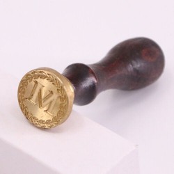 Wreath Alphabet Wax seal