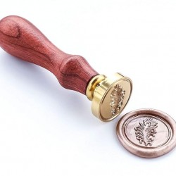 Peacock Plume Feather Wax Seal Stamp