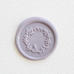 Floral Wreath Wax Seal Stamp