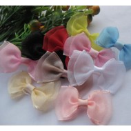 Double Organza bow - 2 1/2"* 1 1/2"