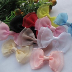 Double Organza bow - 2 1/2"* 1 1/2"
