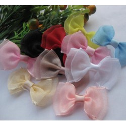 Double Organza bow - 2 1/2"* 1 1/2"