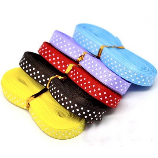 polka dot grossgrain
