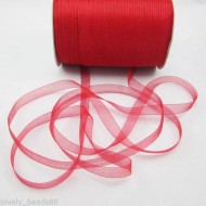 Red Organza Ribbon