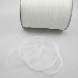 white organza ribbon