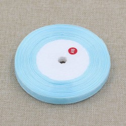 Blue organza ribbon