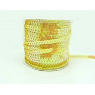 Gold 6mm Sequins Strand Line Sew on Trim 