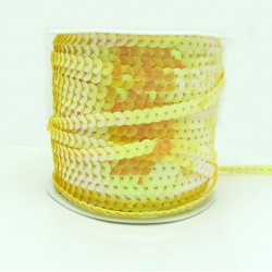 Gold 6mm Sequins Strand Line Sew on Trim 