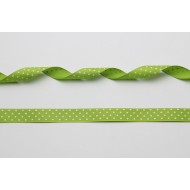 Green polka dot grossgrain 