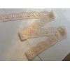Peach elastic lace