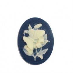 Flower Oval Cabochons