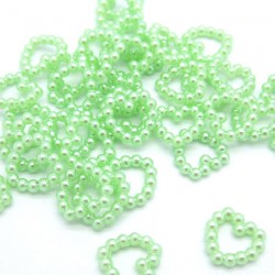 Green hollow heart