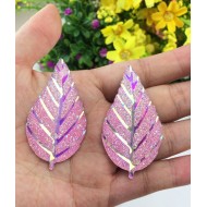 Pink AB Leaf Resin
