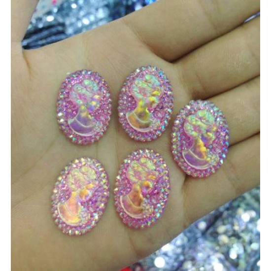 Rose Beautiful Girl Resin 