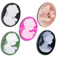 Mixed lady butterfly cameo 