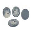 Blue oval lady