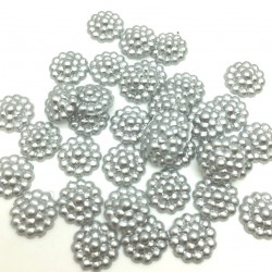Grey pearl fancy flower