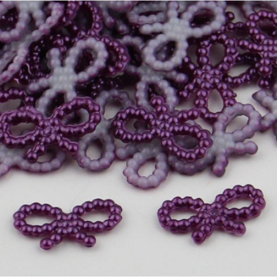 Purple Peral bow