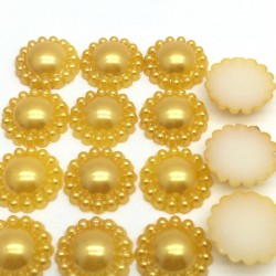 Gold pearl flower