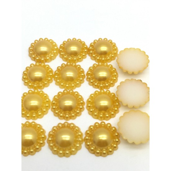Gold pearl flower