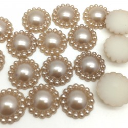 Light gold pearl flower 