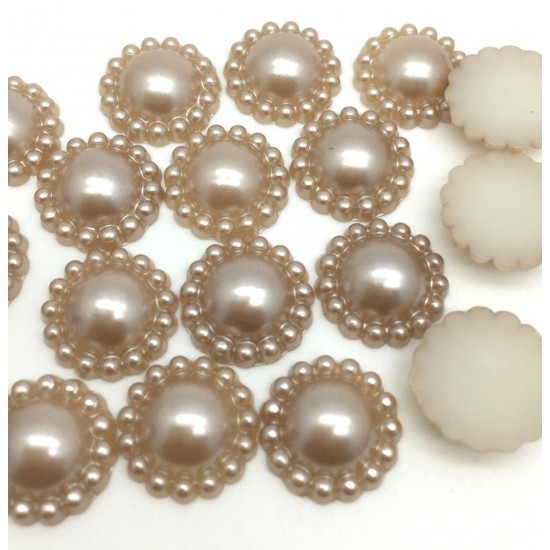 Light gold pearl flower 