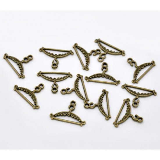 Bronze Tone Clothes Hanger 