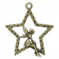 Star Antique Bronze W/Angel