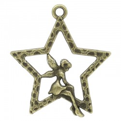 Star Antique Bronze W/Angel