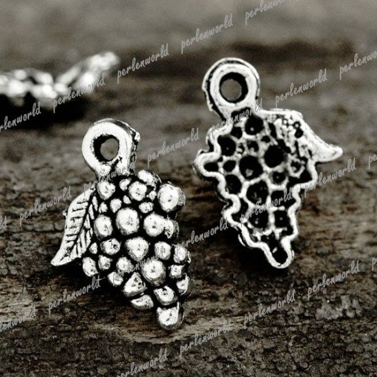 Tibetan Antique Silver Fruit Grape