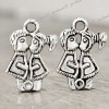 Tibet Antique Silver Boy Girl 