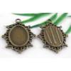 Bronze Plated Photo Frame Pendants