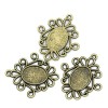 Flower Pattern Bronze pendant