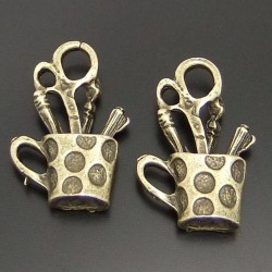Alloy Cup Scissors Pens Tools