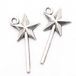 Silver star magic wand