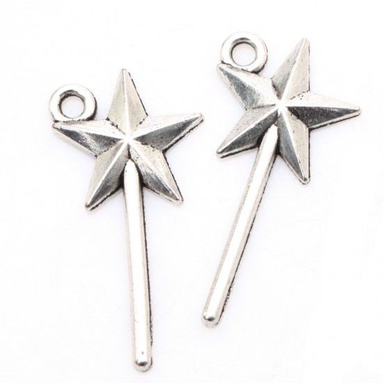 Silver star magic wand
