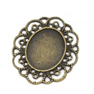 Oval Cameo Frame Settings