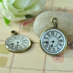 Bronze Tone Clock Design 