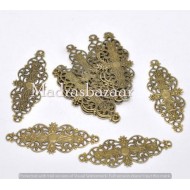 Filigree Flower Wrap Connector 