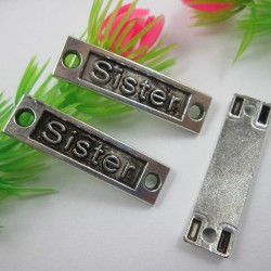Retro Style "Sisiter" alloy Pendants