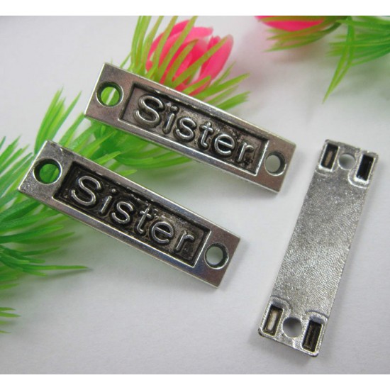 Retro Style "Sisiter" alloy Pendants