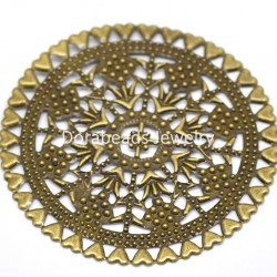 Filigree Round Wraps Connectors