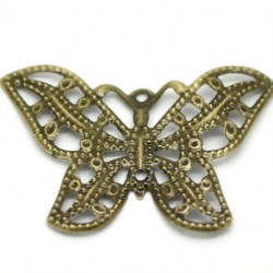 Filigree Butterfly Charm 