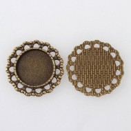 Flower Cabochon Bezel Settings