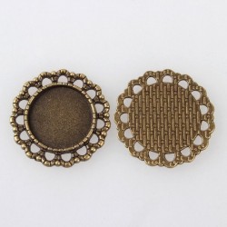 Flower Cabochon Bezel Settings