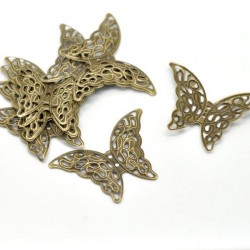Bronze Tone Butterfly