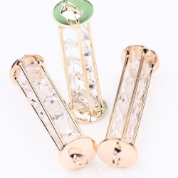 Gold Blinking Zircon Cylindrical 