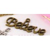 Bronze belive pendant