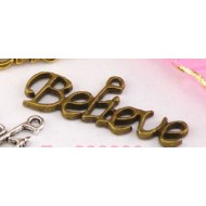 Bronze belive pendant
