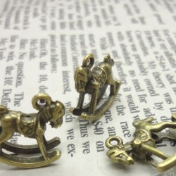 Bronze rocking horse